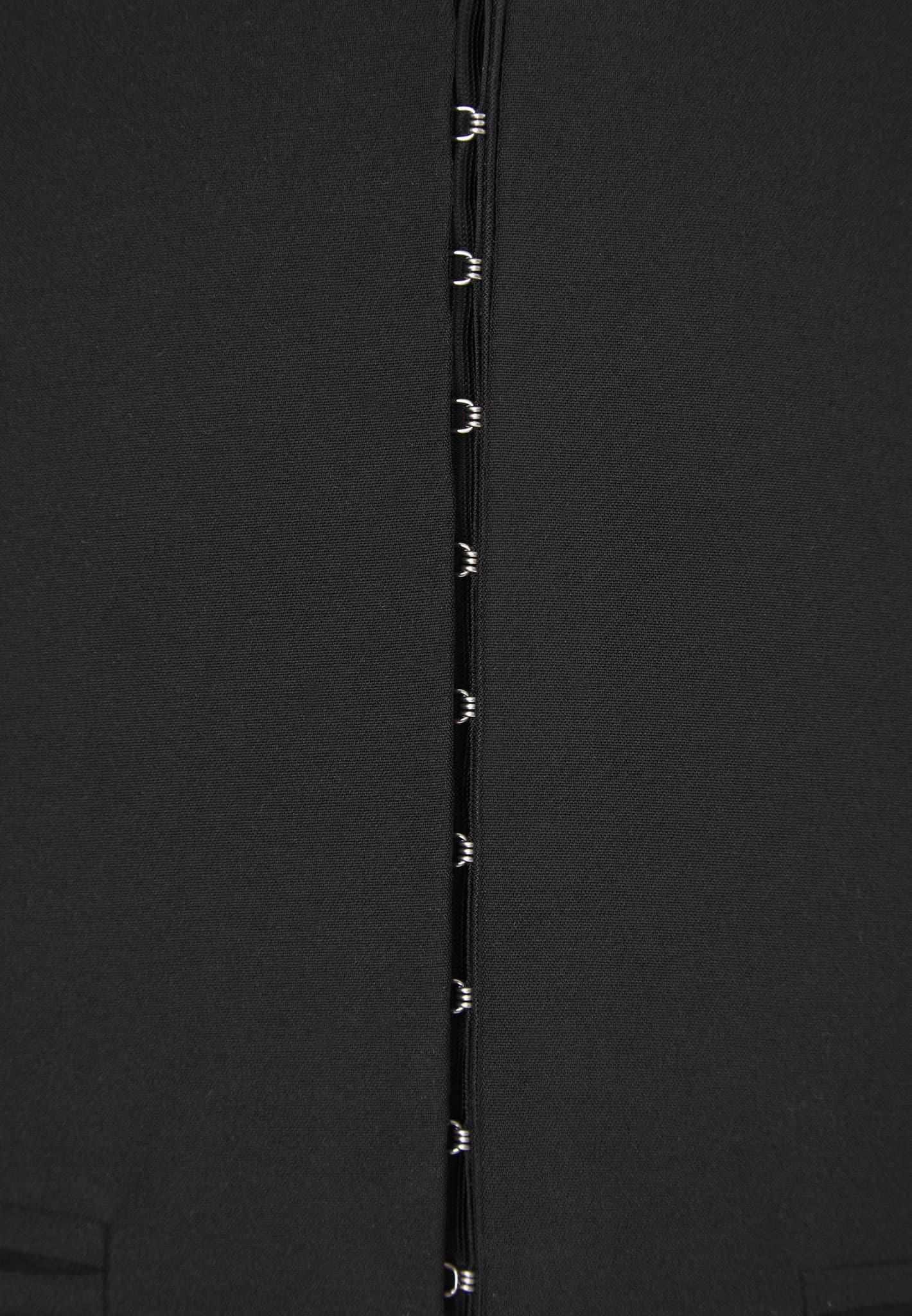 Rhinestone Corset Blazer Dress - Black - Image 8