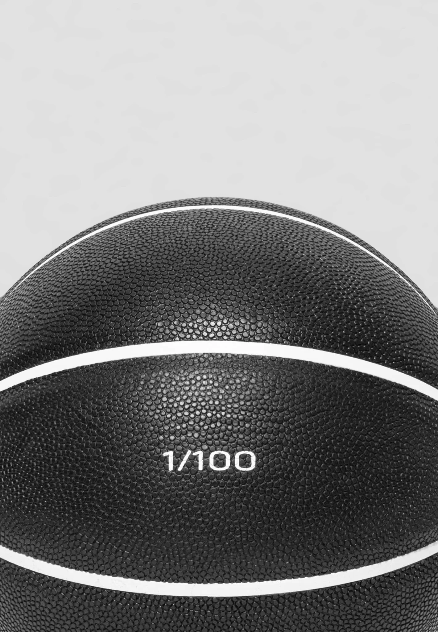 1/100 Signature Basketball - Black - Image 4