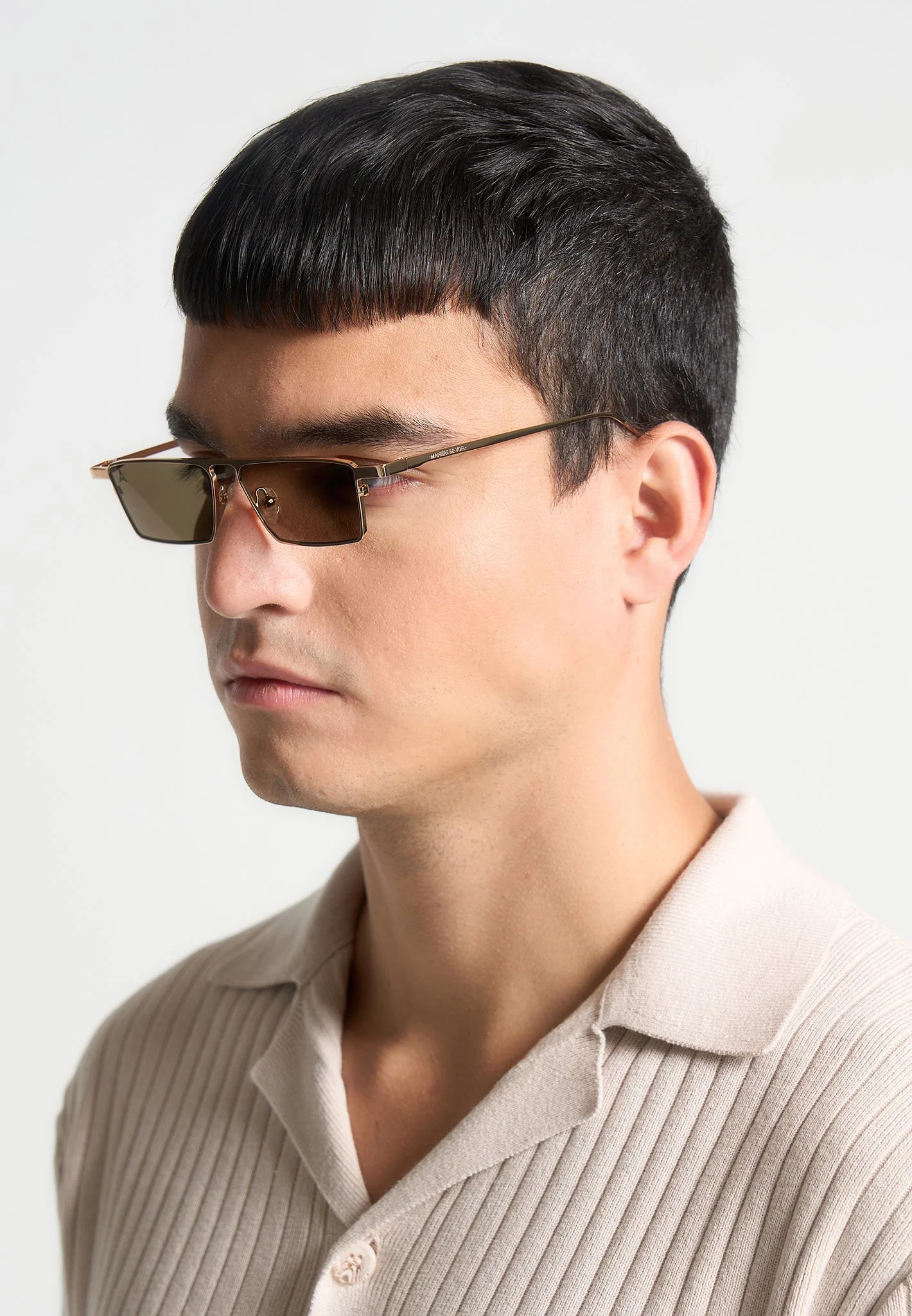 Palais - Aviator Sunglasses - Gold - Image 3