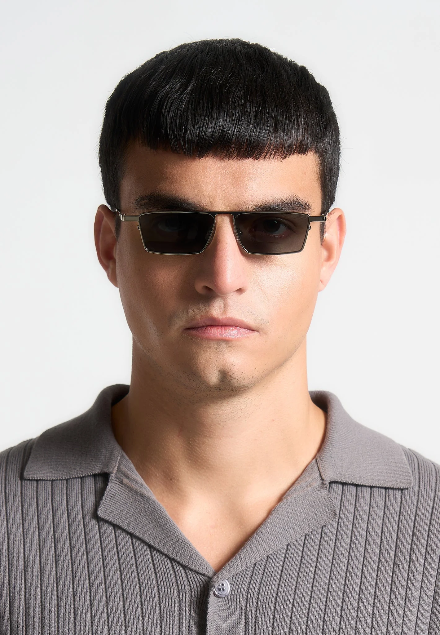 Palais - Aviator Sunglasses - Silver - Image 3