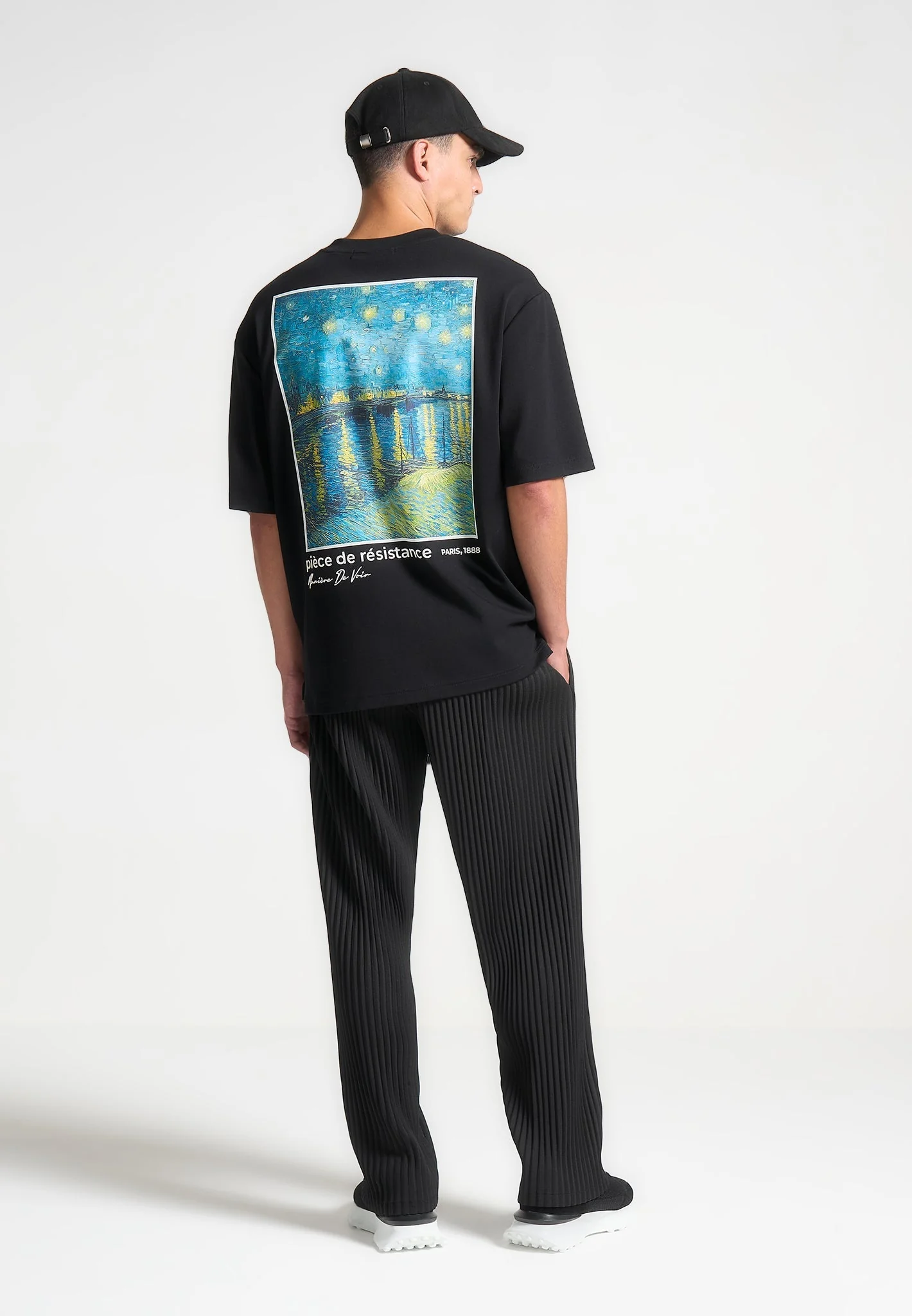 Piece De Resistance - Van Gogh T-Shirt - Black - Image 3