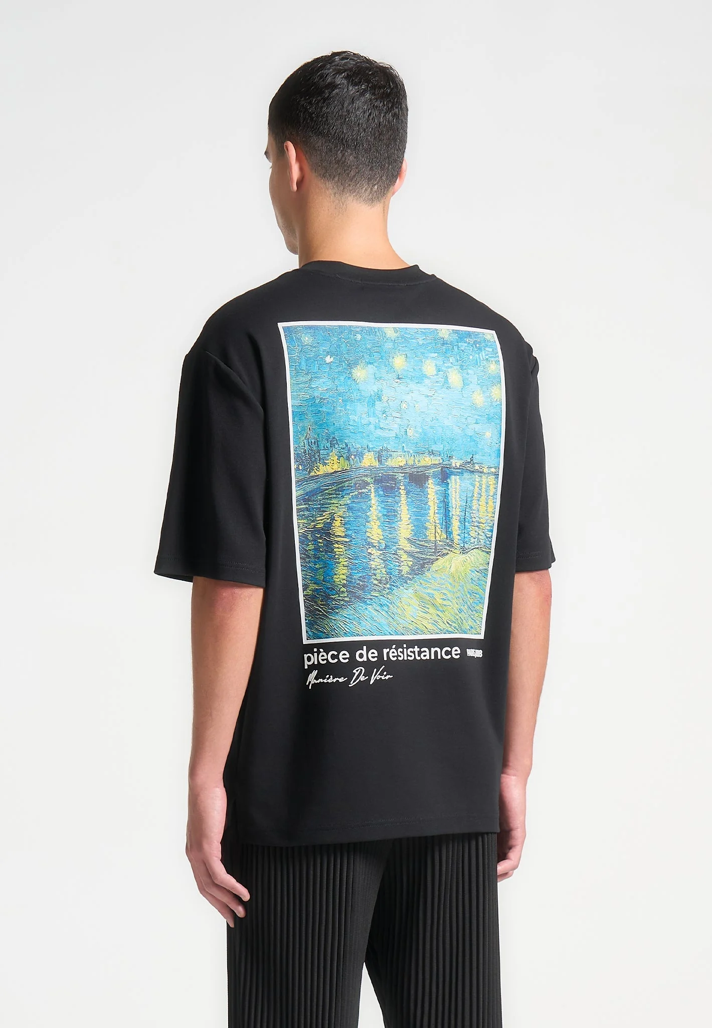 Piece De Resistance - Van Gogh T-Shirt - Black - Image 5