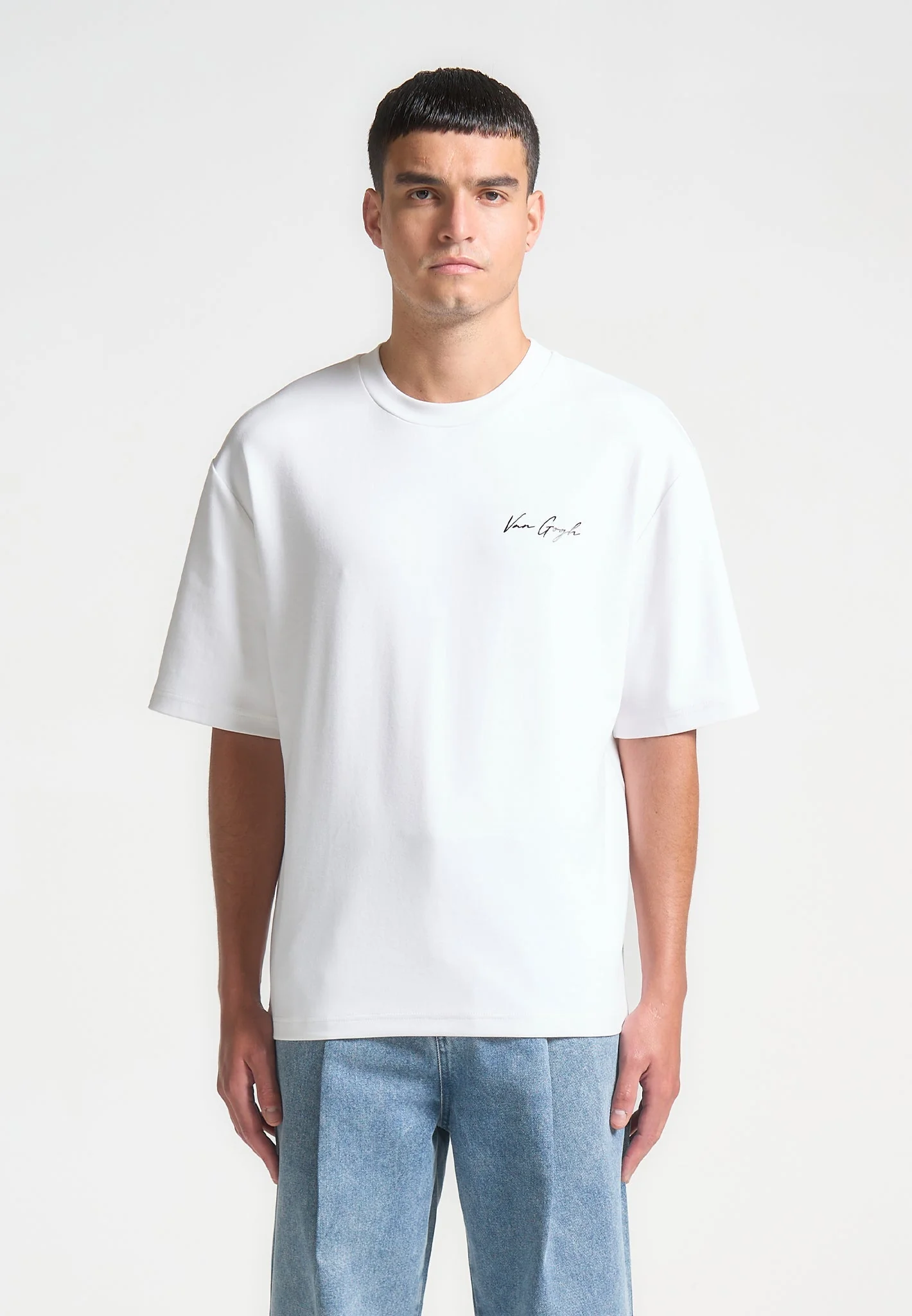 Piece De Resistance - Van Gogh Cotton T-Shirt - White - Image 3