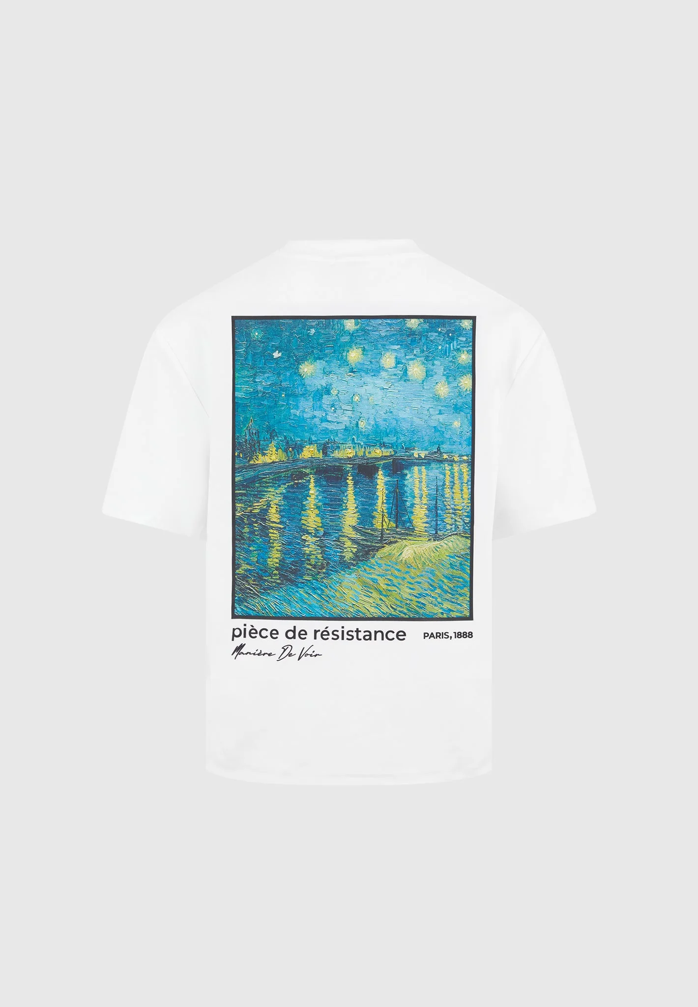 Piece De Resistance - Van Gogh Cotton T-Shirt - White - Image 7